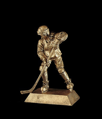 Resin Figures Trophy - Gold Hockey Female