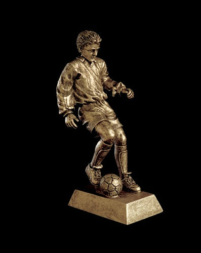 Resin Figures Trophy - Gold Soccer Male