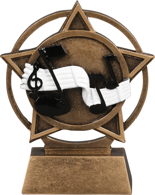 ORBIT SPORT RESIN AWARDS 4.5" MUSIC