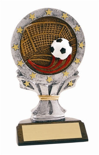 Large 6" All Star Resins Trophy - Soccer