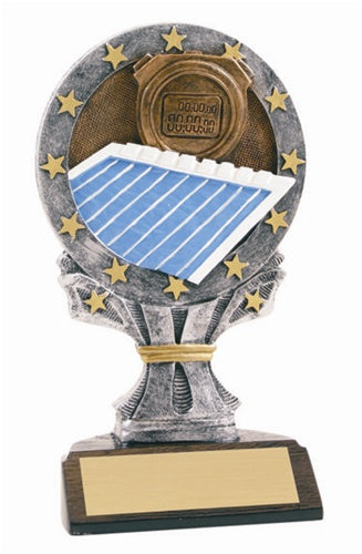 Large 6" All Star Resins Trophy - Swimming