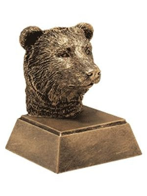 Mascot Head Resins Trophy - Bear