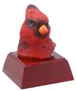 Mascot Head Resins Trophy - Cardinal