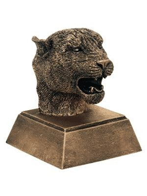Mascot Head Resins Trophy - Panther