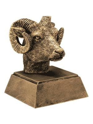 Mascot Head Resins Trophy - Ram