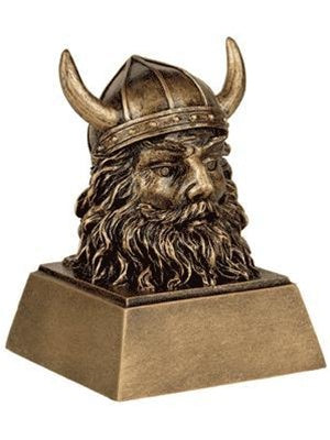 Mascot Head Resins Trophy - Viking