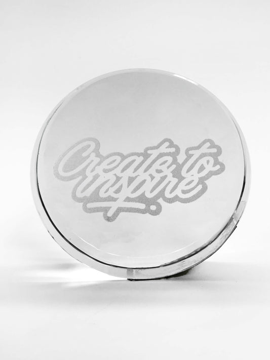 Round Crystal Paperweight