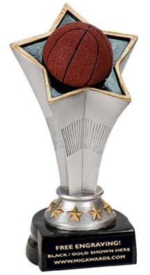 RISING STAR RESIN  - BASKETBALL Medium