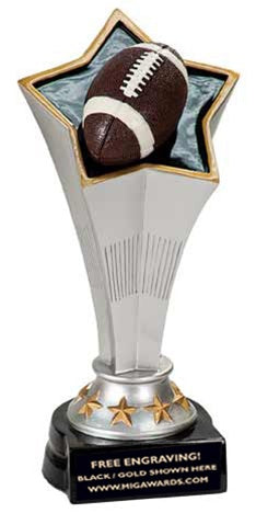 RISING STAR RESIN  -FOOTBALL Large