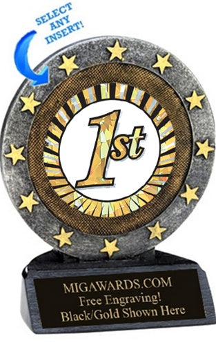 Small 4" All Star Resins Trophy - Insert Holder