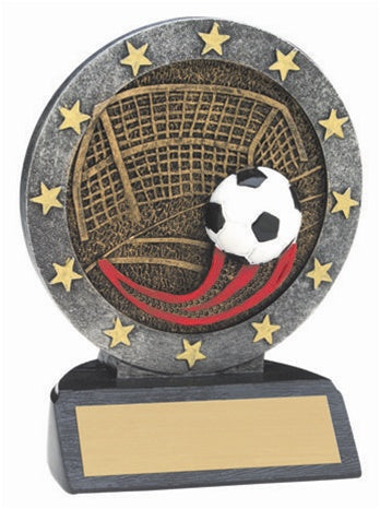 Small 4" All Star Resins Trophy - Soccer