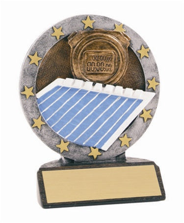 Small 4" All Star Resins Trophy - Swimming