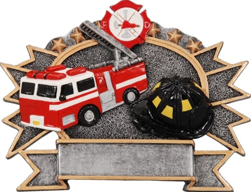 Sport Plate Resin Series - Firefighter