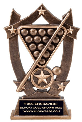 SPORT STARS RESIN - BILLIARDS