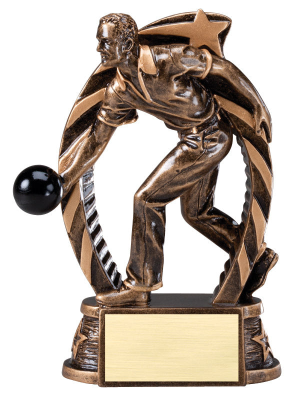 Male Bowling Trophy - Running Star Award Series