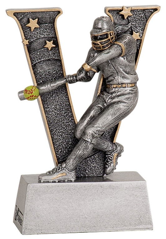 Softball Trophy - Resin Award Figure