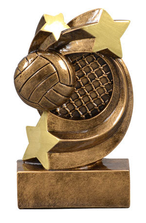 STAR SWIRL RESIN AWARD 5" VOLLEYBALL