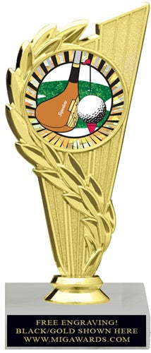 ACHIEVEMENT GOLF INSERT TROPHY
