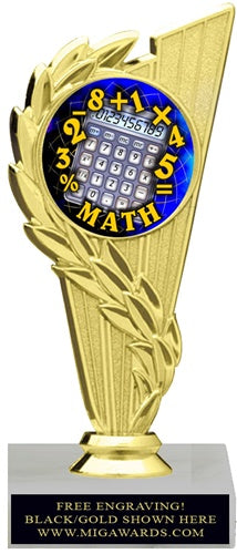 ACHIEVEMENT MATH  INSERT TROPHY