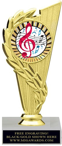 ACHIEVEMENT MUSIC INSERT TROPHY
