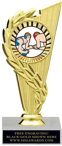 ACHIEVEMENT WRESTLING INSERT TROPHY