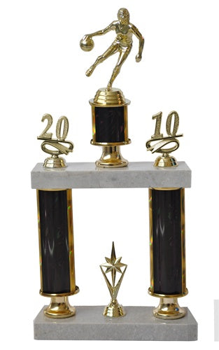 Double-Column 17" Two-Tier Trophy