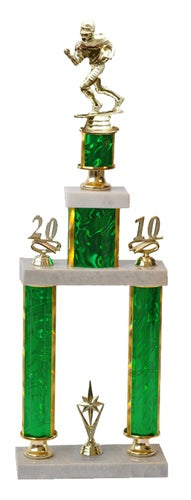 Double-Column 22" Triple-Tier Trophy