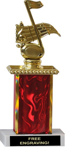 Single-Column 11" Square Column Trophy