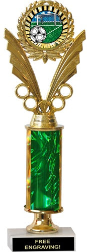 Single-Column 12" Trophy on Short Marble