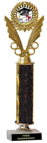 Single-Column 14" Trophy on Short Marble